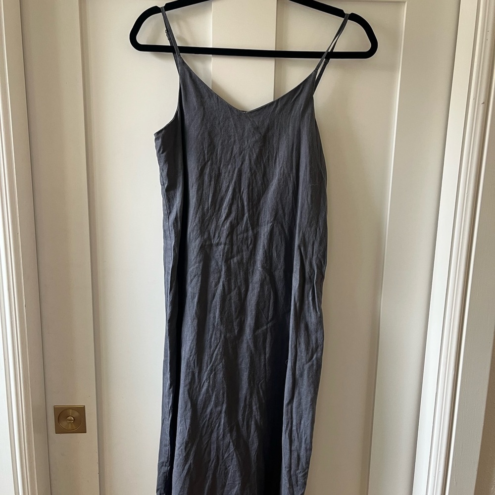 Assembly Label Charcoal V-Neck Top
